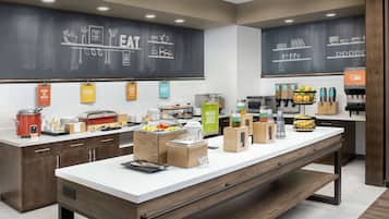 Gratis morgenmadsbuffet hver dag