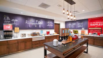 Free daily buffet breakfast