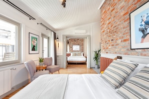 Panoramic Room, 2 Bedrooms, Terrace, Sea View | Living area - World House Boutique Hotel Galata (Istanbul)
