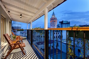 Panoramic Room, 2 Bedrooms, Terrace, Sea View | Balcony view - World House Boutique Hotel Galata (Istanbul)