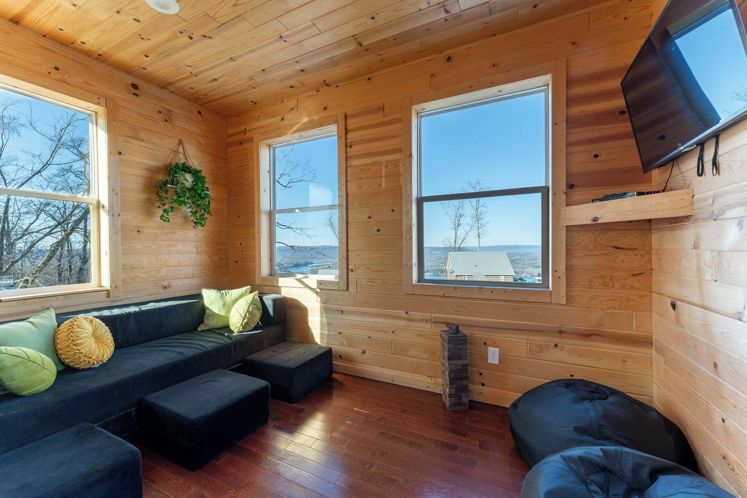 Télévision, cheminée