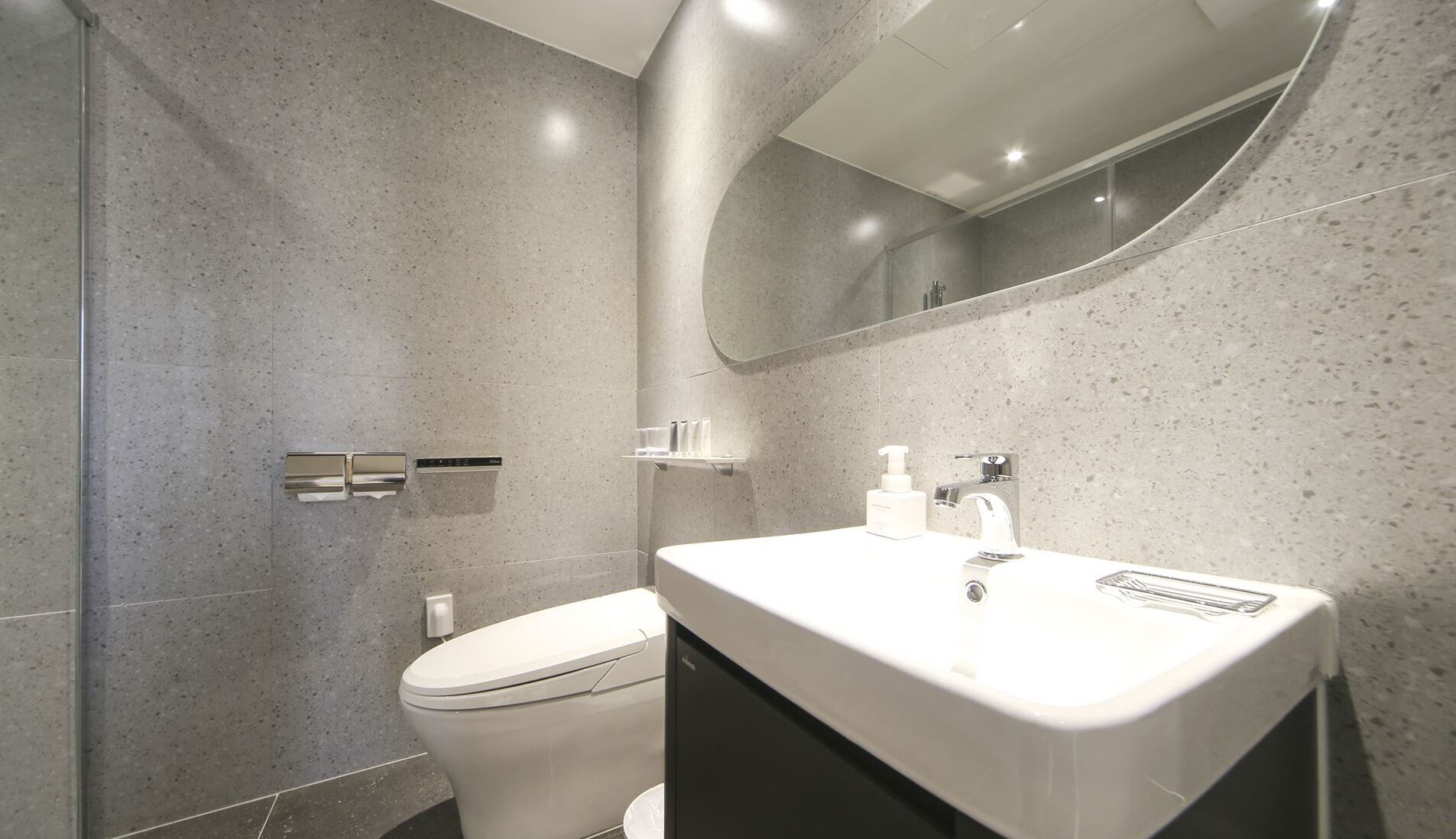 suite | bathroom | shower, designer toiletries, hair dryer, bathrobes