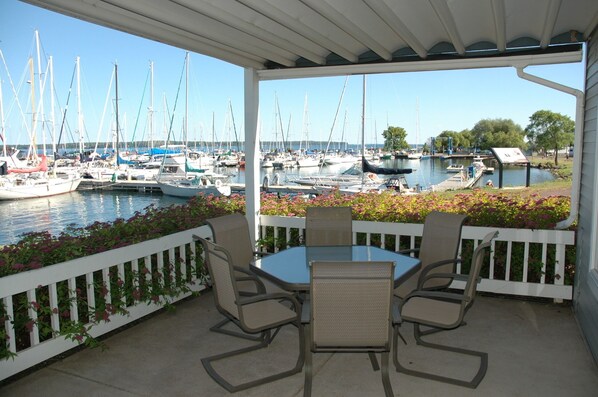 Condo 100 By Winfield Inn | Terrace/patio - Bayfield on the Lake (Bayfield)