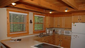 Comfort Cabin | Private kitchen - Brickyard Cottage 17 by Winfield Inn (Bayfield)