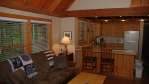 Comfort Cabin | Living room - Brickyard Cottage 17 by Winfield Inn (Bayfield)