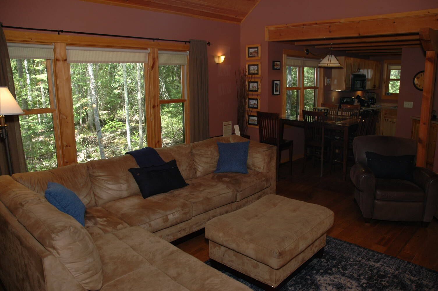 Comfort-Ferienhütte | Wohnbereich