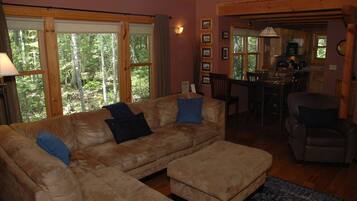 Comfort-Ferienhütte | Wohnbereich