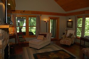 Comfort-Ferienhütte | Wohnbereich