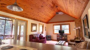 Cabane Confort | Coin séjour
