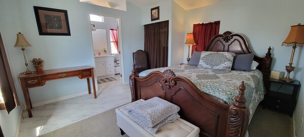 2 bedrooms, iron/ironing board, travel cot, free WiFi