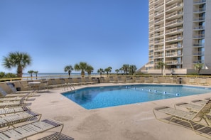 Outdoor pool - Ocean Creek Resort by Palmetto Vacations (Myrtle Beach)