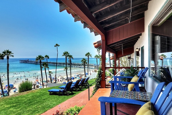 Vue sur la plage/lâocĂ©an