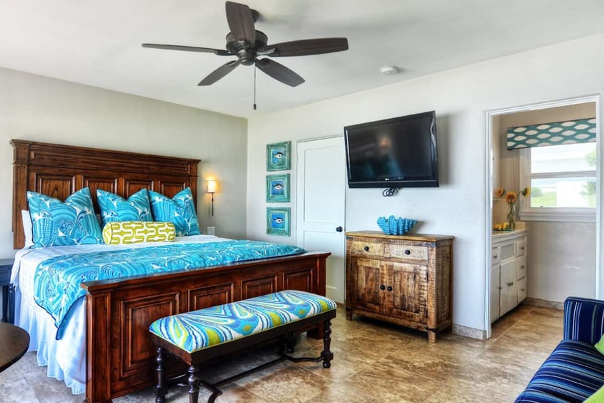 Villa Deluxe, vista a la playa (Room 6 North Villa) | 1 habitación, decoración personalizada y muebles diferentes