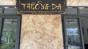 Voorkant van accommodatie