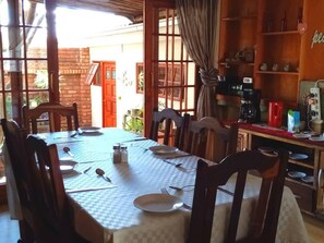 Daily English breakfast (NAD 120 per person)
