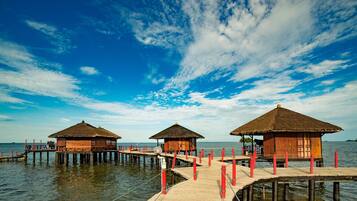 Private beach