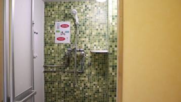 Basic Double Room | Bathroom | Hair dryer, slippers, towels, soap