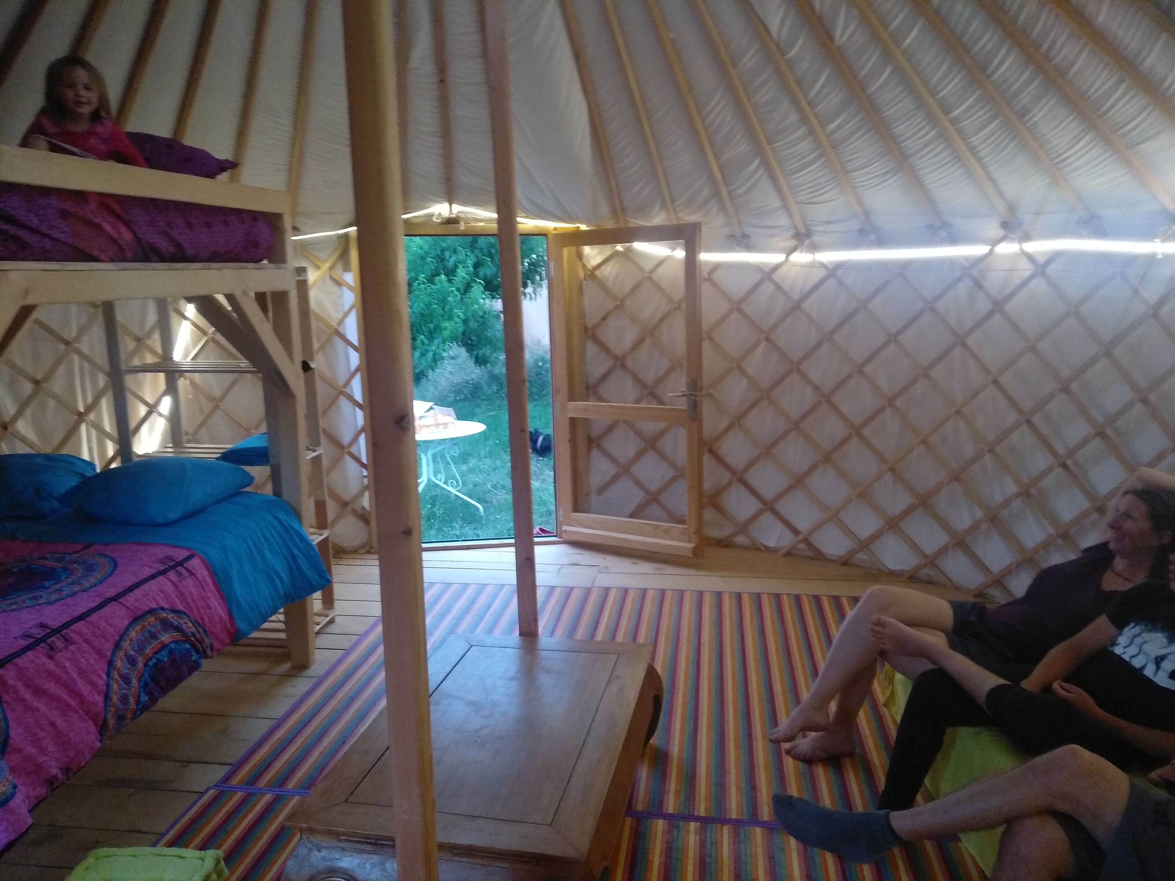 Comfort Tent | Individually decorated, individually furnished, free cribs/infant beds