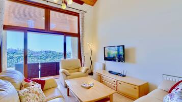 Villa, 4 Bedrooms, Private Pool | Living room | Flat-screen TV, video game console, DVD player
