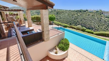 Villa, 4 Bedrooms, Private Pool | Balcony view