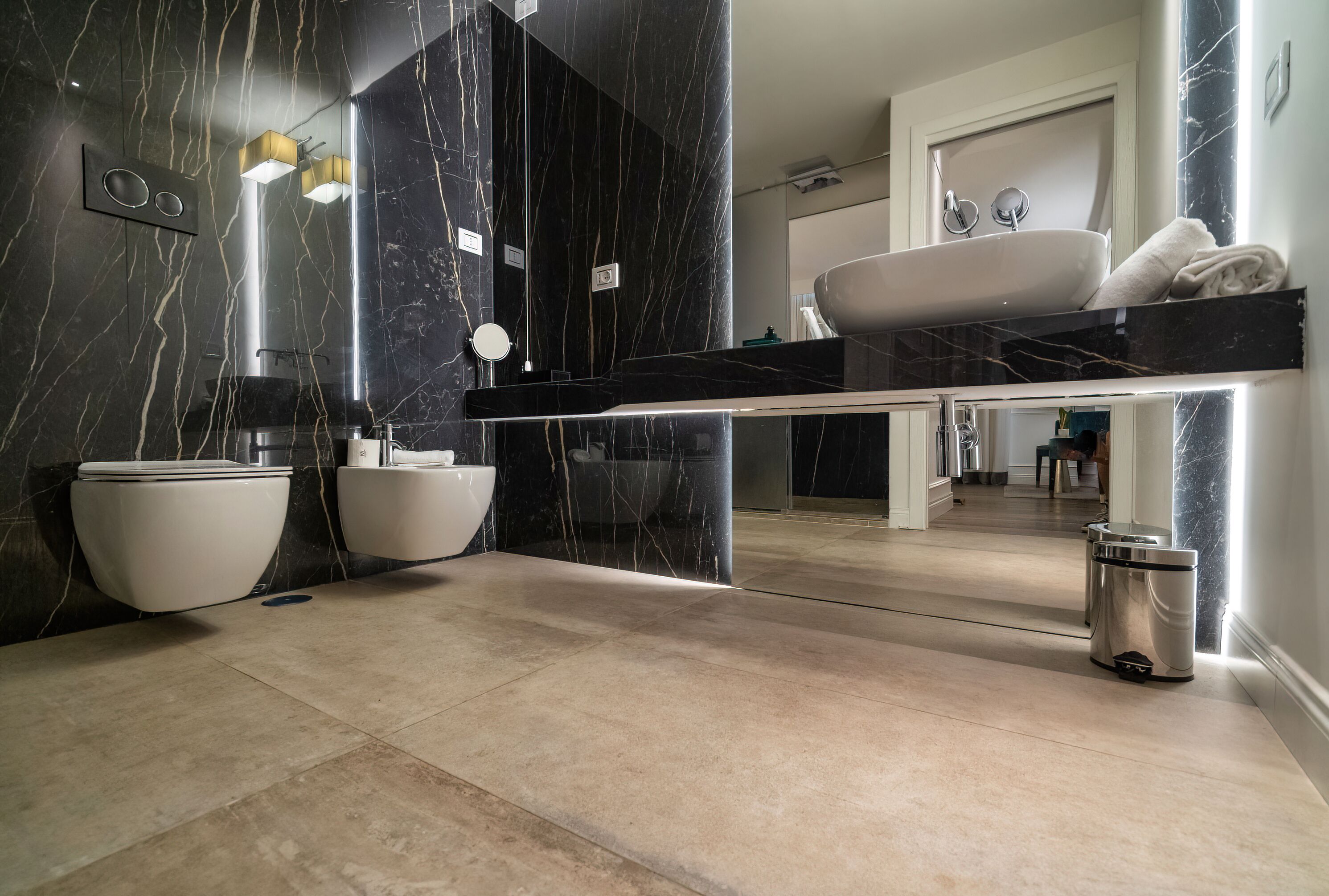 Junior-Studiosuite, Stadtblick | Badezimmer