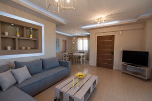 Télévision, cheminée