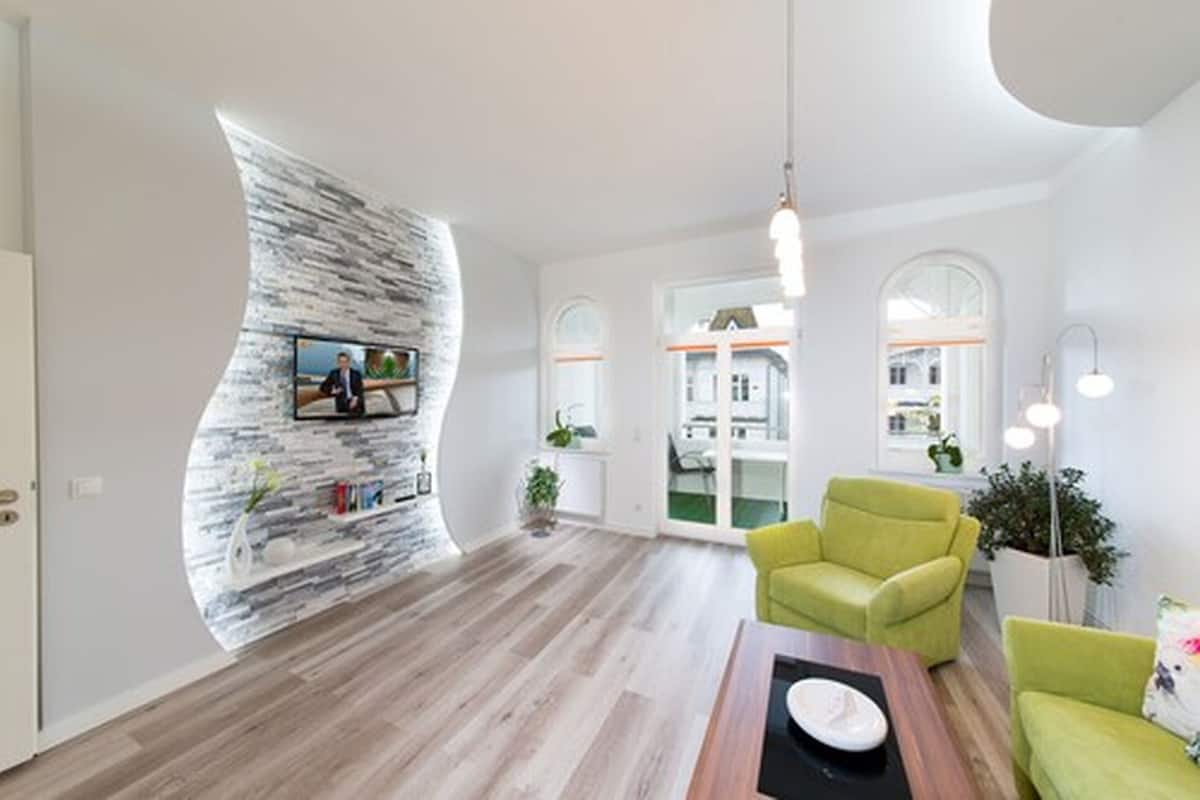 Lägenhet - 1 sovrum (18) | Vardagsrum | 40-tums platt-tv med kabelkanaler och tv