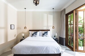 Exclusieve villa, 2 slaapkamers | 2 slaapkamers, een kluis op de kamer, individueel gemeubileerd