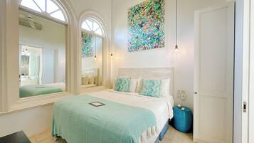 Honeymoon Villa, 1 Bedroom | 1 bedroom, in-room safe, desk, iron/ironing board