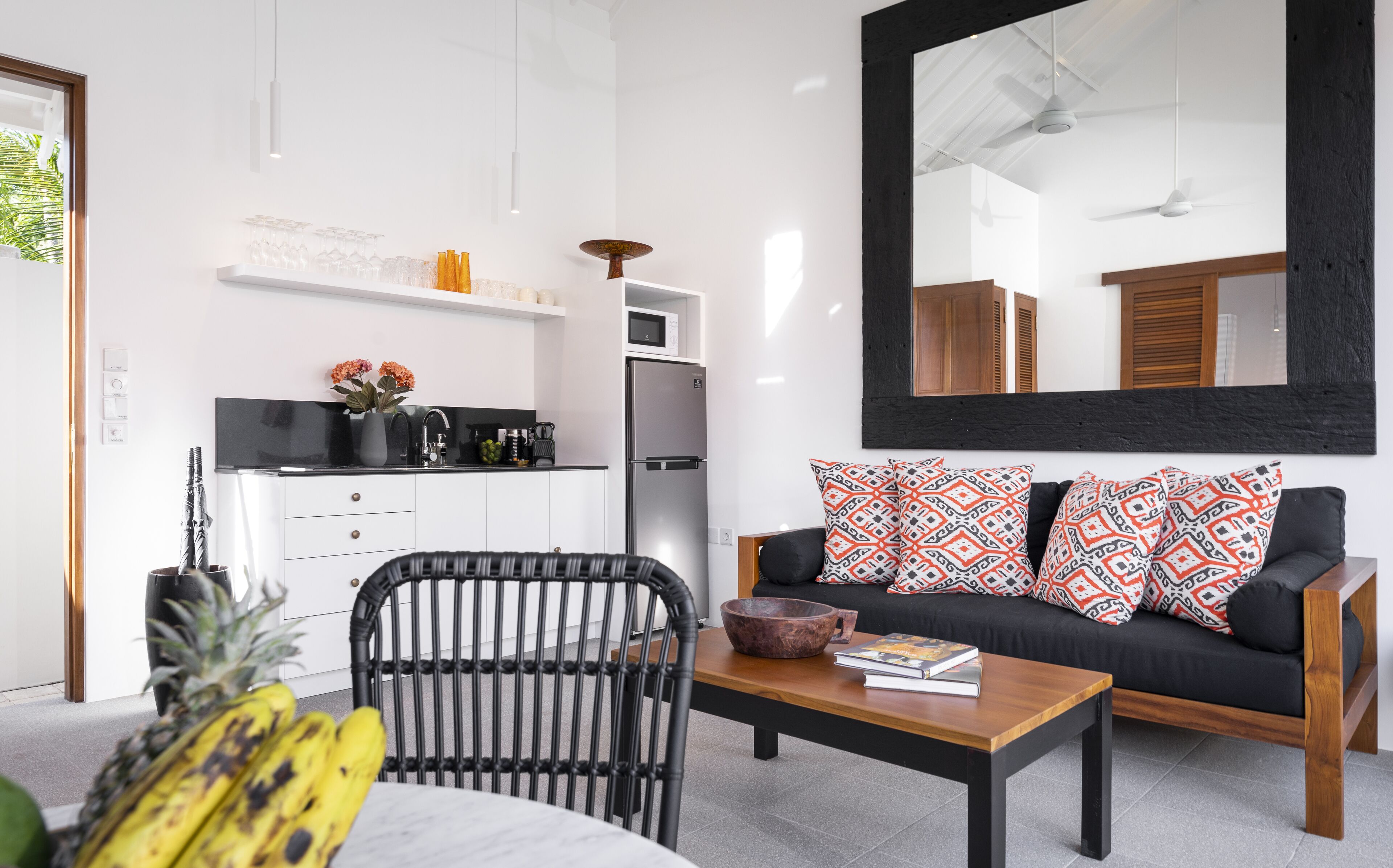 Honeymoon Villa, 1 Bedroom | Private kitchenette | Full-sized fridge, microwave, stovetop, coffee/tea maker