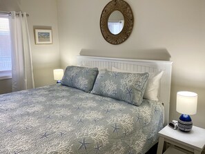 2 bedrooms, memory-foam beds, iron/ironing board, free WiFi