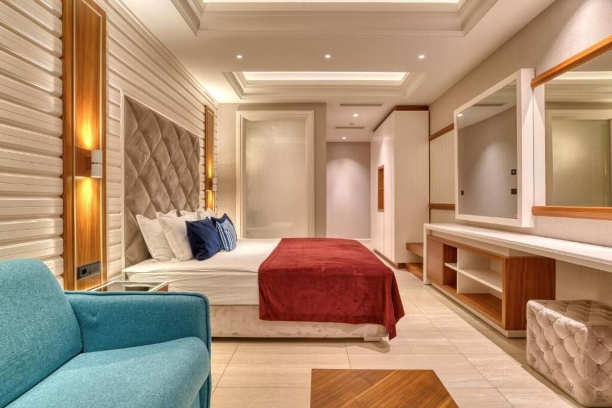 Quarto casal superior, 1 cama Queen, vista para o mar, de frente para o mar | Roupas de cama de algodão egípcio, roupas de cama premium