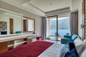 Dobbeltrom – superior, 1 queensize-seng, sjøutsikt, sjøvendt | Sengetøy i egyptisk bomull og sengetøy av topp kvalitet