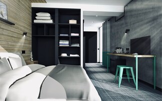 Premium-Doppel- oder -Zweibettzimmer | Bettwäsche aus ägyptischer Baumwolle, hochwertige Bettwaren, Minibar