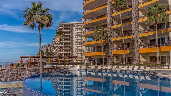 Una piscina climatizada