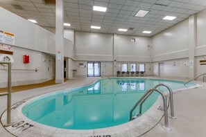 Indoor pool, a heated pool