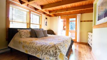 Comfort-mökki | 2 makuuhuonetta, ilmainen Wi-Fi, vuodevaatteet