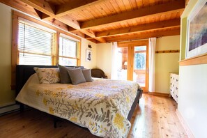 Comfort-mökki | 2 makuuhuonetta, ilmainen Wi-Fi, vuodevaatteet