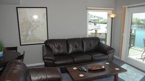 Condo 812 by Winfield Inn | Living room | 38-inch flat-screen TV with digital channels, TV - Port Superior Condo (Bayfield)