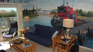 Condo 701 by Winfield Inn | Living room | 38-inch flat-screen TV with digital channels, TV - Port Superior Condo (Bayfield)