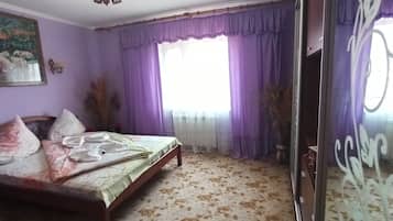 Individually decorated, individually furnished, blackout drapes