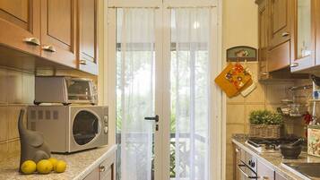 Villa, 3 Bedrooms, Patio, Sea View | Private kitchen | Full-sized fridge, stovetop, dishwasher, coffee/tea maker
