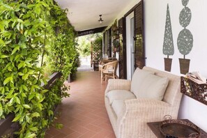 Villa, 3 Bedrooms, Patio, Sea View | Terrace/patio - Villa Monserrato (Porto Azzurro)