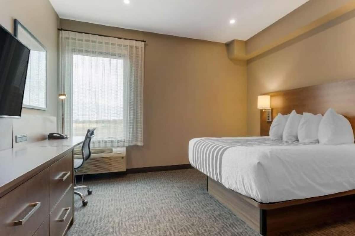 Escritorio y espacio para trabajar con laptop