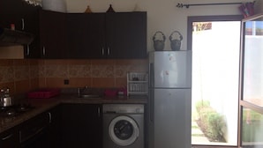 Apartment, 2 Bedrooms | Private kitchen | Full-size fridge, stovetop, cookware/dishes/utensils - Cabo Dream (M'diq)