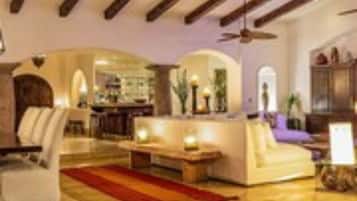 Villa (1 Bedroom) | Living room | 32-inch flat-screen TV with cable channels, TV