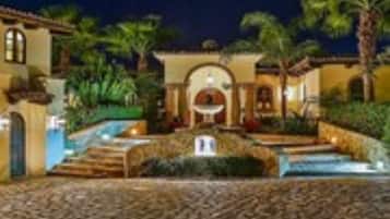 Front of property - evening/night