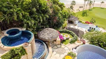 Piscina externa, piscina aquecida