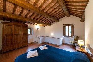Comfort Apartment, 2 Bedrooms, Balcony, Pool View | 2 bedrooms, premium bedding, down duvets, desk - Agriturismo Borgo Macereto (Dicomano)