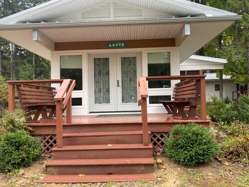Guests have access to 200 ft of private beach & sand dunes on Lake Michigan.